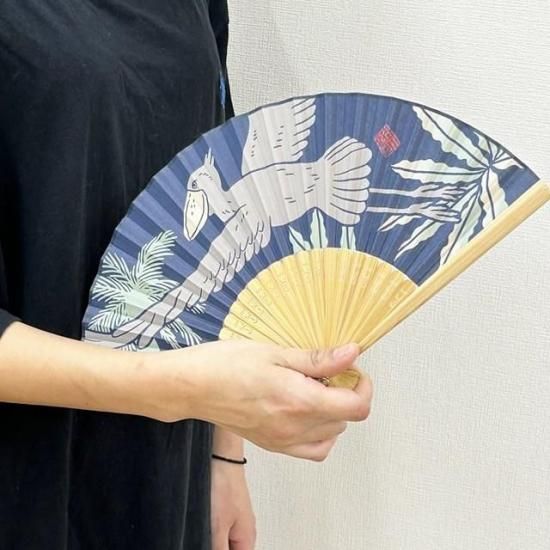 オリジナル扇子ふたば飛翔柄 - 掛川花鳥園公式通販サイト FBPshop