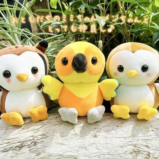 もちふわコガネちゃんぬいぐるみ - 掛川花鳥園公式通販サイト