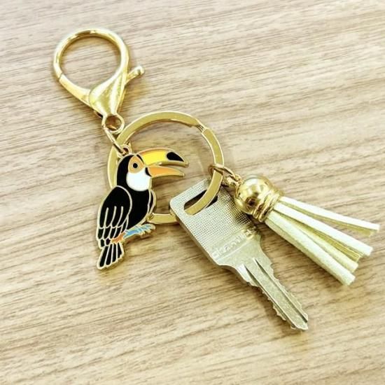 タッセルキーホルダー【オニオオハシ】 - 掛川花鳥園公式通販サイト