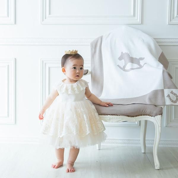 Instagram掲載】 名前入りオーガニックコットンブランケット｜ドゥココン