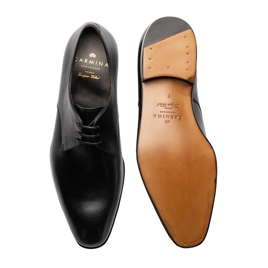 CARMINA(カルミーナ)　革靴　ビジネスシューズ　プレーントゥ　ブラック　トモエ商事通販サイト
