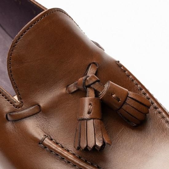 Penny loafers in brown| CARMINA Shoemaker