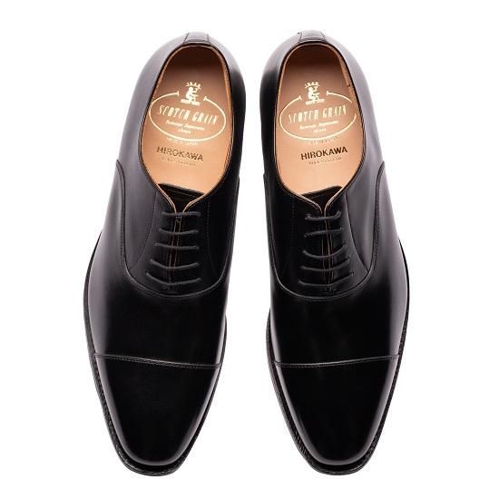 SCOTCH GRAIN 25EEE ストレートチップ 黒 スコッチグレイン