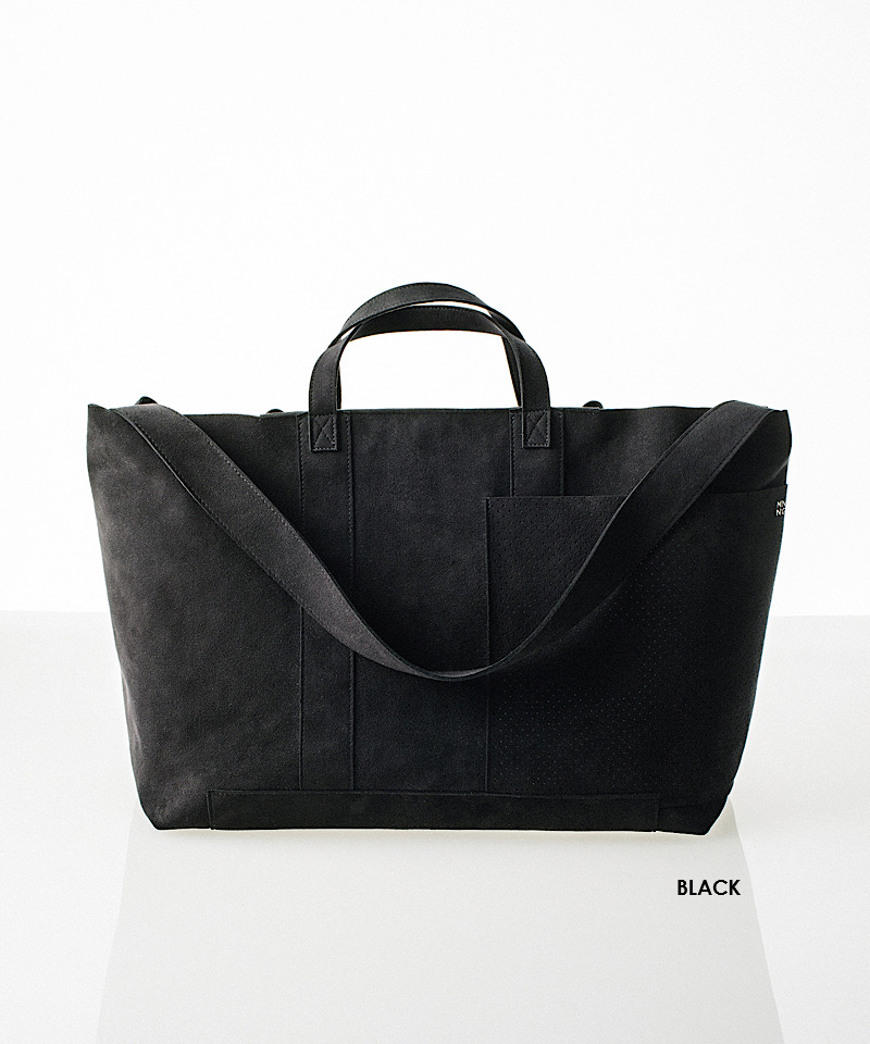 モノノグ　ブラックレザー トートバッグ ST1-US - mononogu