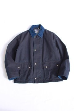BLUE BLUE JAPAN/インディゴ マツリクロス ジップアップ ショートジャケット