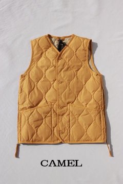 TAION/MILITARY BUTTON V NECK DOWN VEST 3