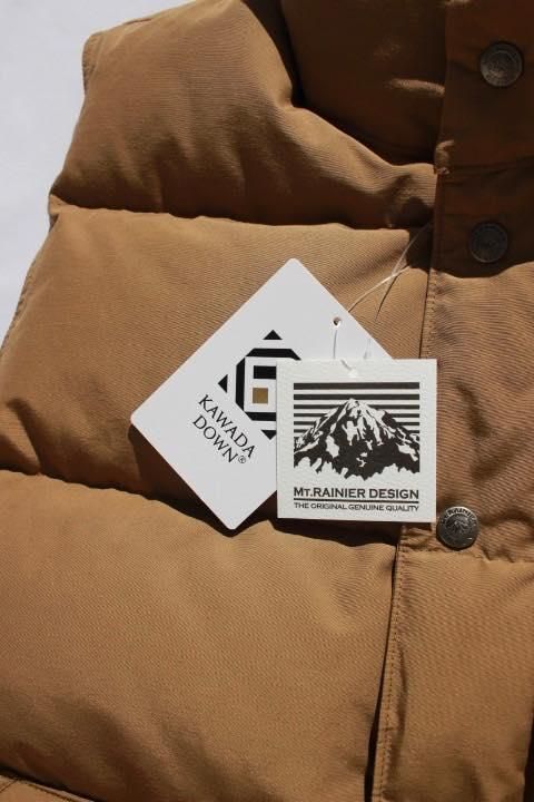 MT.RAINIER DESIGN/DOWN VEST 2色