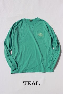 CHINA BEACH SWIM CLUB/DEADMAN'S POINT POCKET LS TEE TEAL