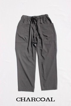 UNFRM OUTDOOR STANDARD/4WAY DRY GABA STRETCH EASY WORK PANTS CHARCOAL