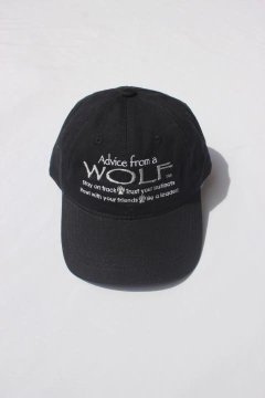 EARTH SUN MOON/ADVICE FROM WOLF EMBROIDERED CAP