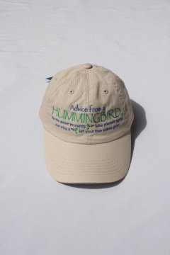 EARTH SUN MOON/ADVICE FROM HUMMINGBIRD EMBROIDERED CAP