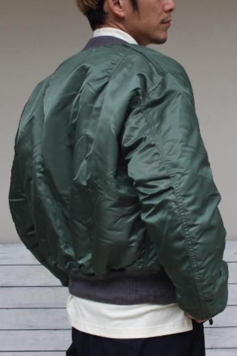 GREENBRIER INDUSTRIES/90's DEADSTOCK MA-1 FLIGHT JACKET MADE GREENBRIER INDUSTRIES/90's DEADSTOCK MA-1 FLIGHT JACKET MADE