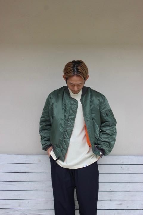 状態良好 90s 米国製 GREENBRIER MA-1 フライトジャケット M DEAD STOCK】90s Civilian GREEN BRIER MA-1 Flight Jacket