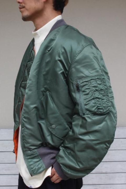 GREENBRIER INDUSTRIES/90's DEADSTOCK MA-1 FLIGHT JACKET MADE