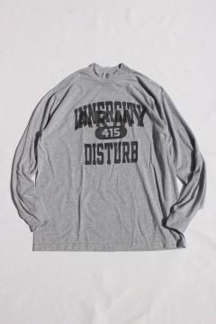 DEADSTOCK/US ARMY COLLEGE OVER PRINT MOCKNECK LS TEE INNERCITY