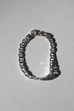 FEDERICO SILVER/flat marina bracelet 7mm2.2mm