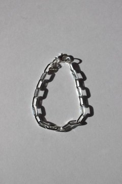 FEDERICO SILVER/rectangular link bracelet 4.8mm