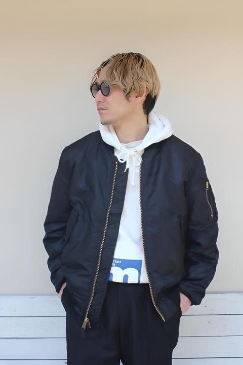 DEADSTOCK/90's CONCORD MA-1 BLACK MADE by ALPHA INDUSTRIES DEADSTOCK/90's CONCORD MA-1 BLACK MADE by ALPHA INDUSTRIES