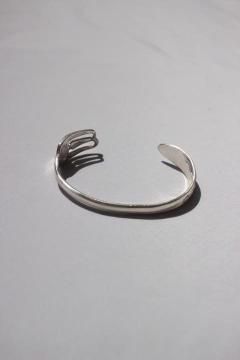 MarchelloArt/WELDED PICKLES FORK BANGLE