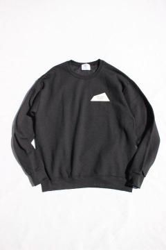 SALVAGE PUBLIC/Crewneck Sweat(PARADISE NOW Hibiscus) BLK