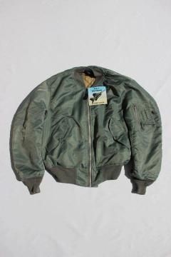 DEADSTOCK/CONCORD GROUND CREW MA-1 JACKET MADE IN USA OLIVE