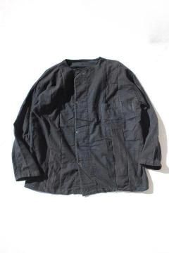 REMAKE/WIDE RESIZE US ARMY PAJAMA SHIRTS BLACK DYE