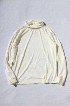 melple/Premiere Suede Turtleneck L/S WHT