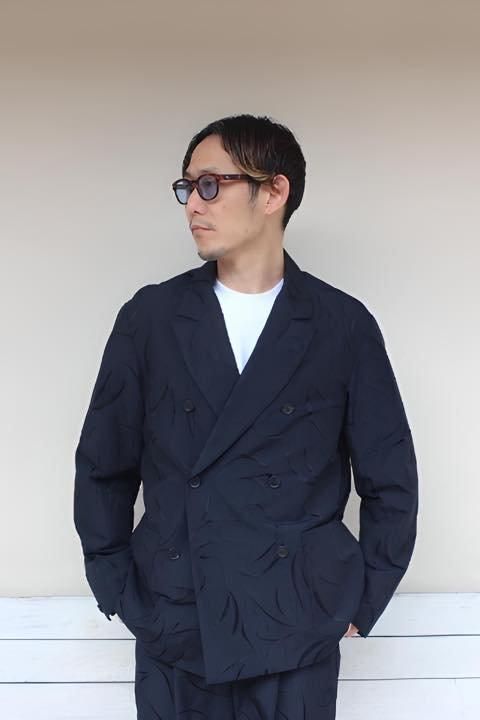 【極美品】 ビンテージ インディゴリネン ダブルブレスト メカニック ジャケット afe543722eb93c3de94ed881d0933e