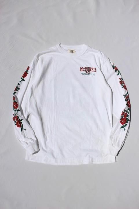 McKENZIE&Co/CROWN OF ROSES ロングスリーブTシャツ