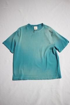 mooji mooji/OVERSIZE CROP T-SHIRTS AGED TURQ