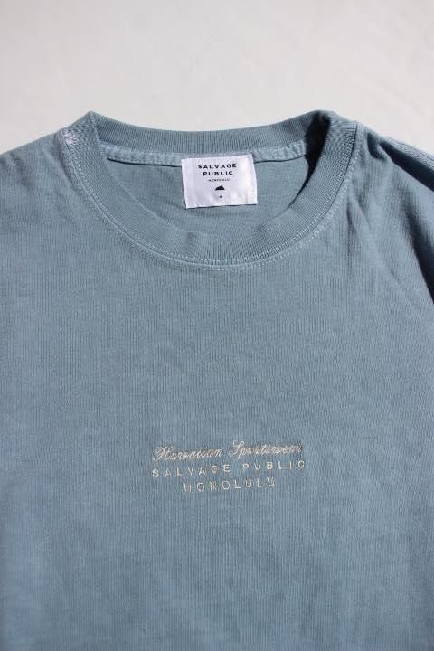 mac【美品】SALVAGE PUBLICスリーブTシャツL（街、海用等） mac様専用【美品】SALVAGE PUBLICスリーブTシャツL（街、海用等