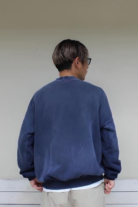 mooji mooji/OVERSIZE KANGAROO | POCKET CREW AGED NVY - Horse