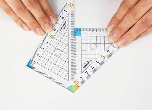 算数三角定規HA12A | クツワ株式会社