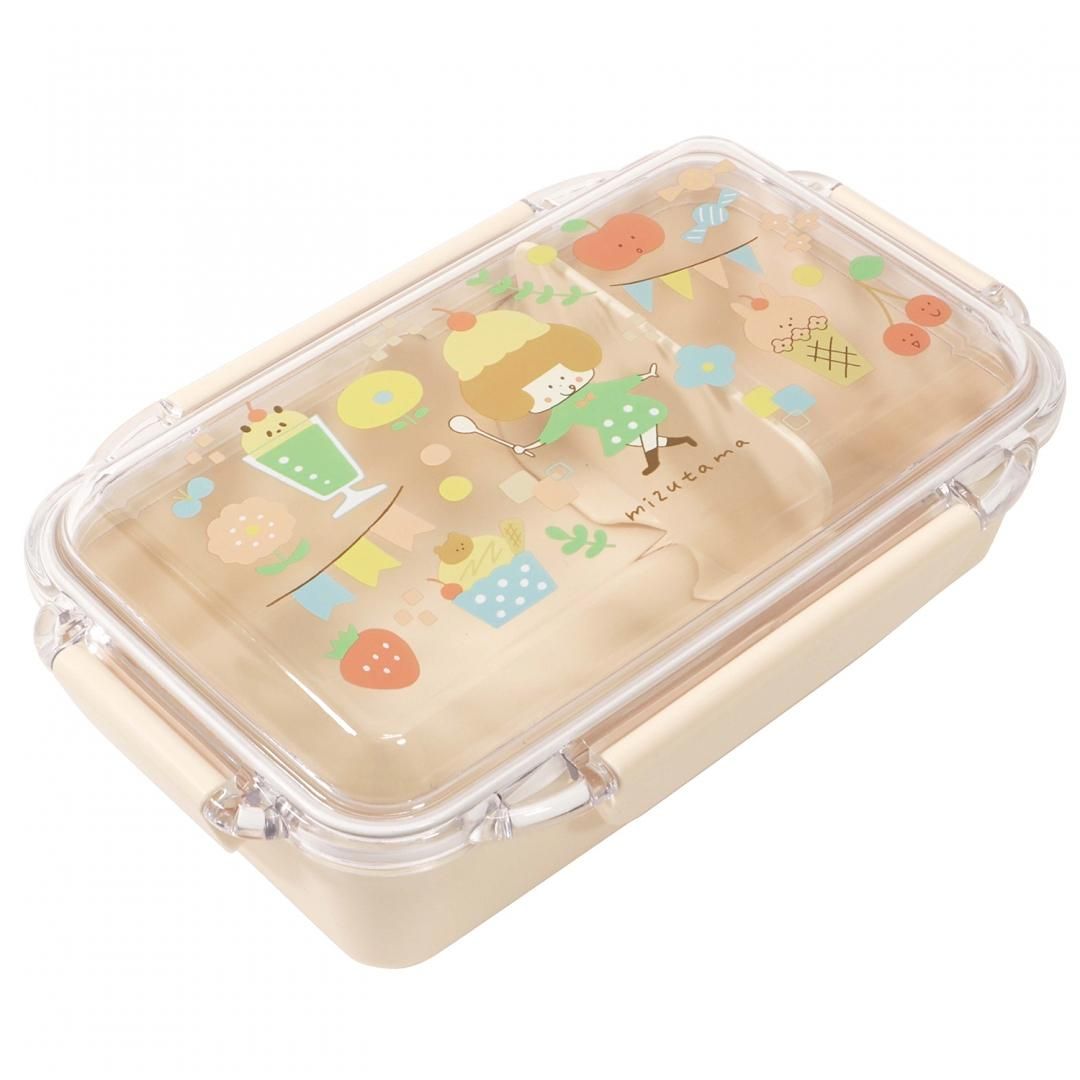 mizutama 密封4点留め一段弁当箱MU001 - kutsuwa-online mizutama 密封4点留め一段弁当箱MU001 - kutsuwa-online