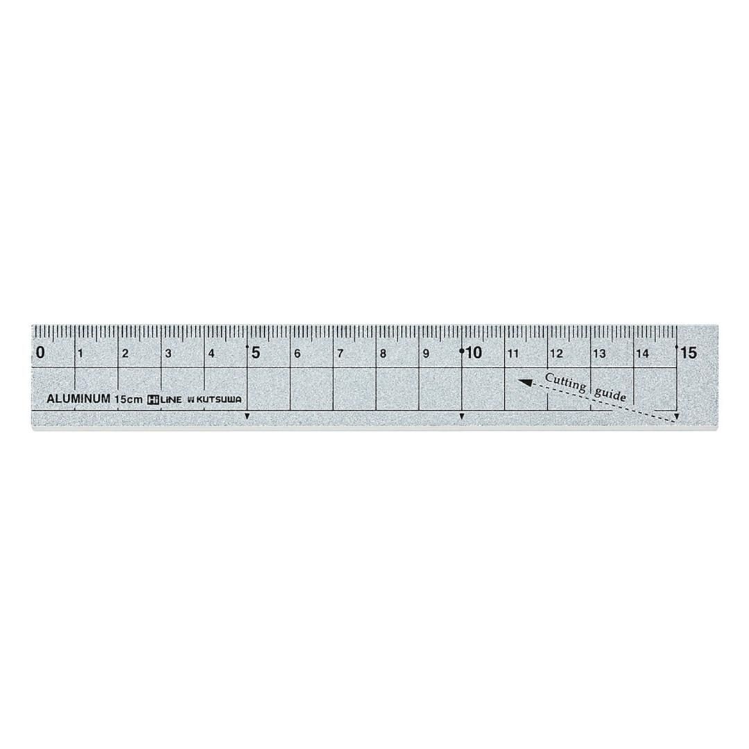 ヨドバシ.com - クツワ アルミ定規 15cm ブラック XS15BK 通販