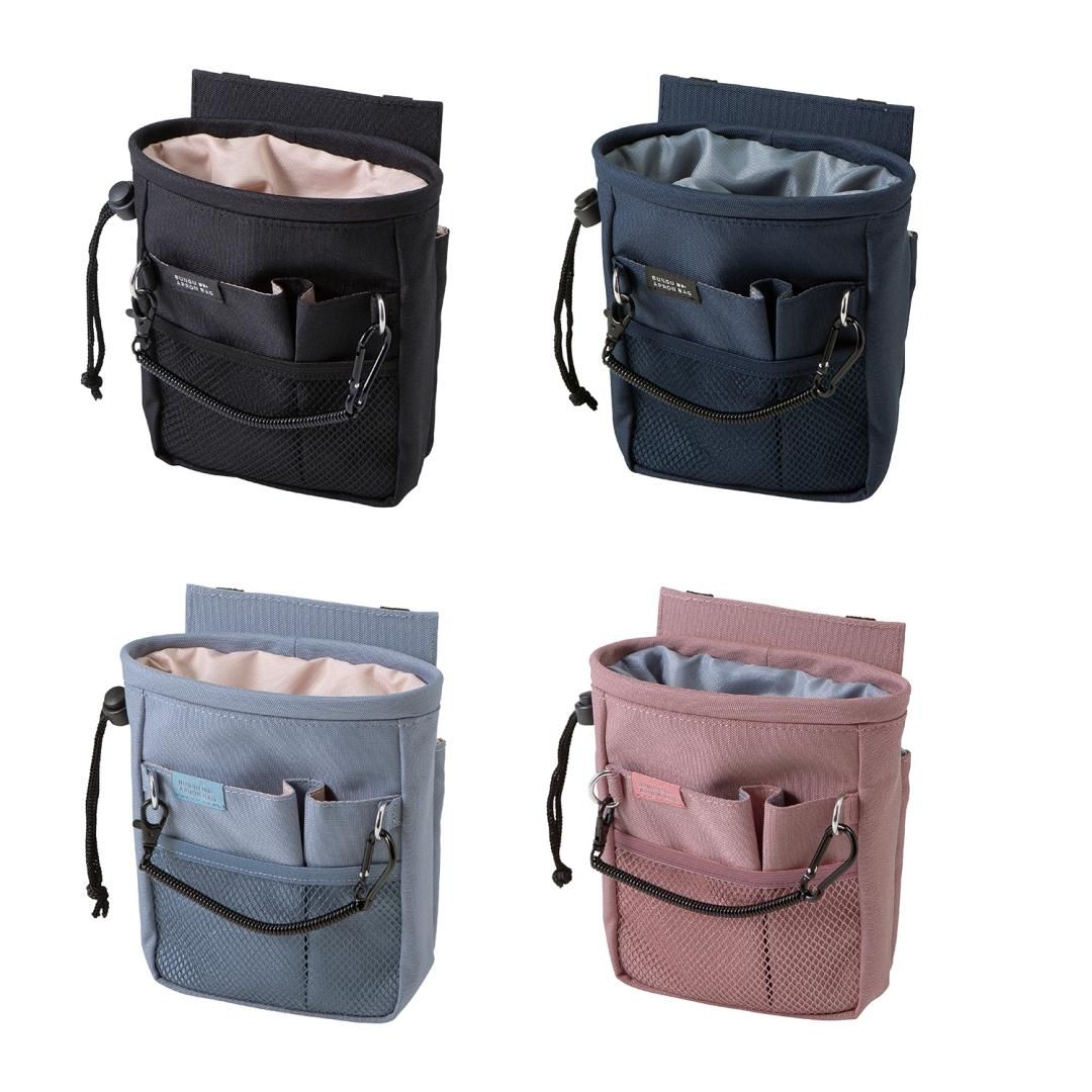 文具エプロンバッグ 巾着BE024BK/BE024BL/BE024NB/BE024PK 文具エプロンバッグ 巾着BE024BK/BE024BL/BE024NB/BE024PK