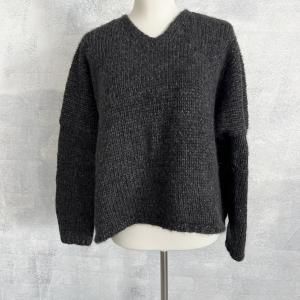 <img class='new_mark_img1' src='https://img.shop-pro.jp/img/new/icons16.gif' style='border:none;display:inline;margin:0px;padding:0px;width:auto;' />album di famiglia  HK OVERSIZED V NECK