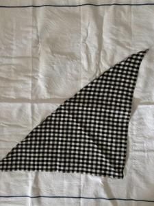 R&D.M.Co-LINEN G.Ctrianglescarf