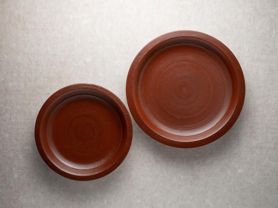 赤木明登 ｜ パン皿／大・赤 ～Online Shop｜紅椿それいゆ～