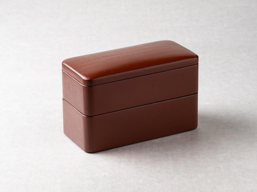 赤木明登作家作品　漆塗りのお弁当箱と汁椀　朱色　箱付き 赤木明登作家作品 漆塗りのお弁当箱と汁椀 朱色 箱