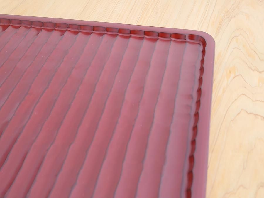 高級素材使用ブランド 赤木明登】｜ 刳り目盆・大／赤 ～Online Shop｜紅椿それいゆ～ 工芸品