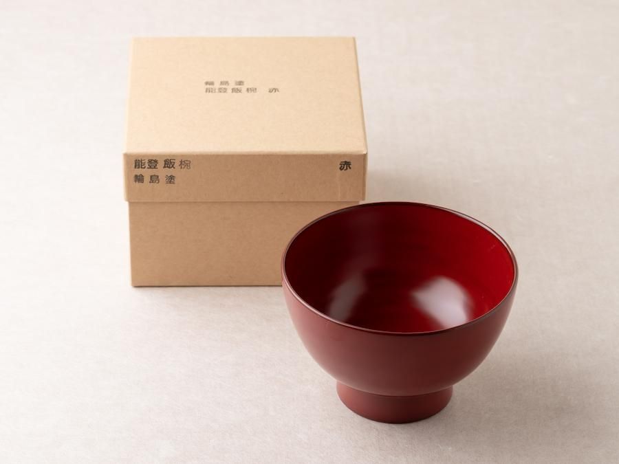 赤木明登】｜ 能登飯椀・赤 輪島塗 ～Online Shop｜紅椿それいゆ～