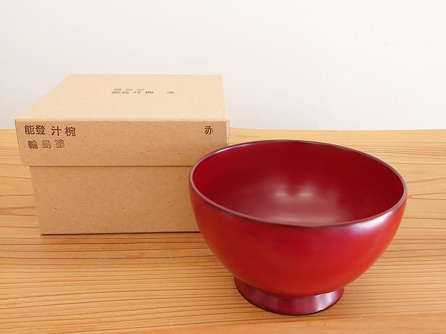 赤木明登】｜ 能登汁椀・赤 輪島塗 ～Online Shop｜紅椿それいゆ～