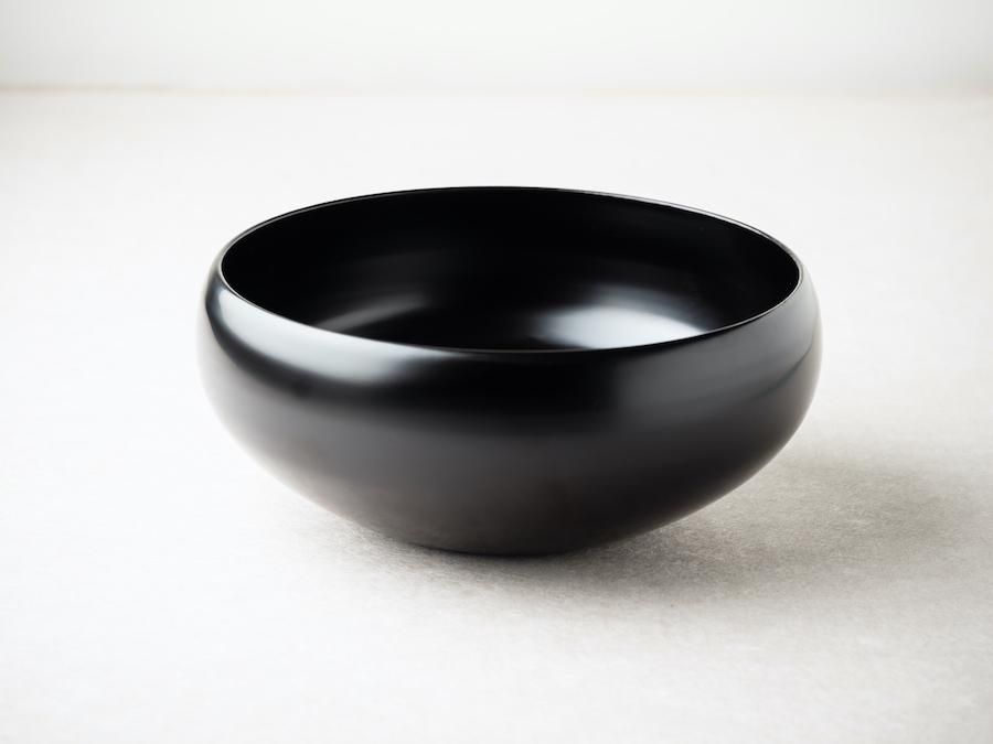 赤木明登】｜能登鉢／6寸・黒 ～Online Shop｜紅椿それいゆ～