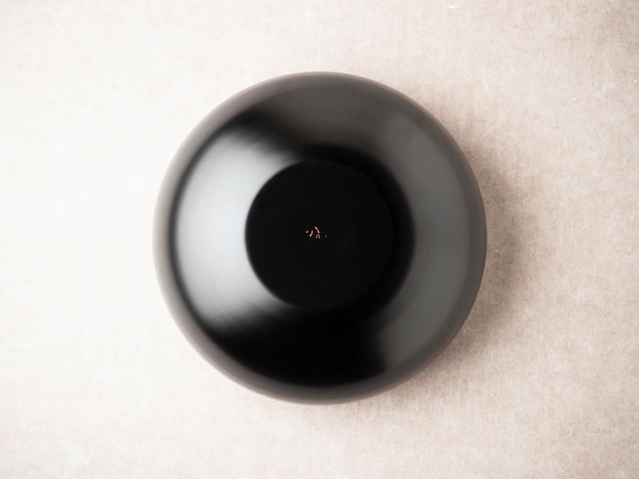 赤木明登】｜能登鉢／6寸・黒 ～Online Shop｜紅椿それいゆ～