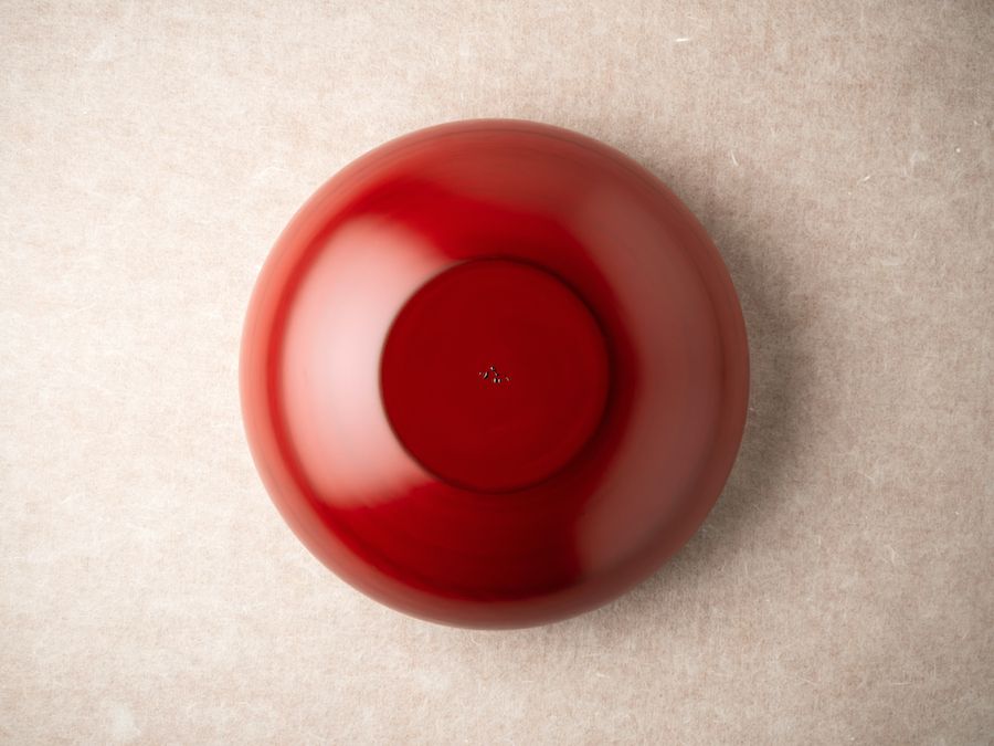 赤木明登】｜能登鉢／6寸・赤 ～Online Shop｜紅椿それいゆ～