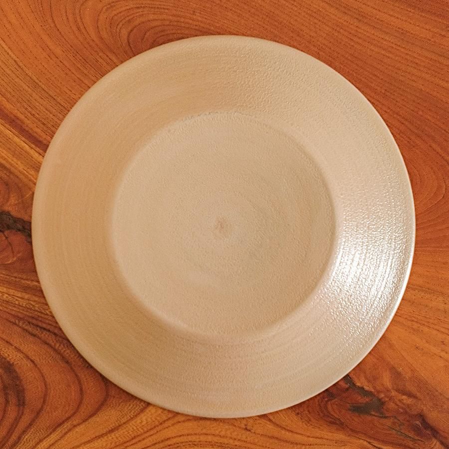 赤木明登】｜ パスタ皿／小・白 ｜ 直径(φ)：21cm ｜ ￥15,400
