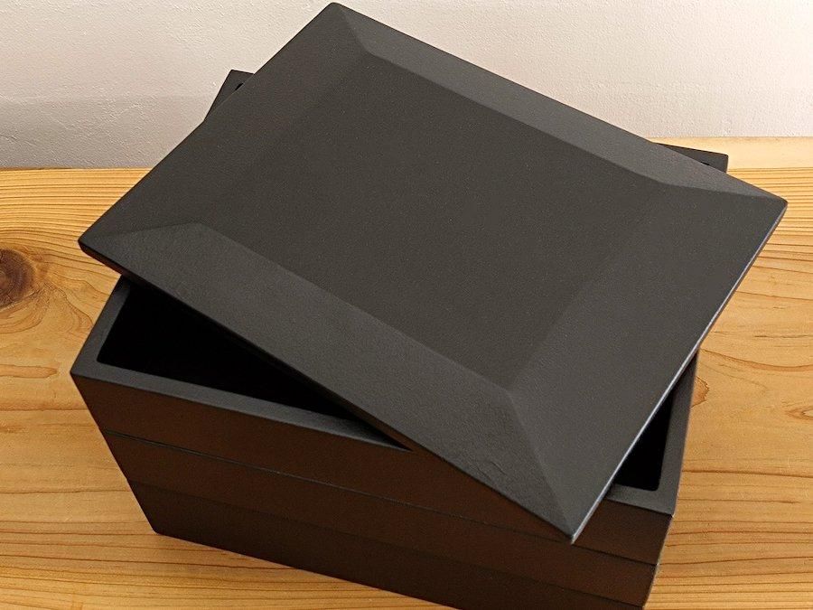 赤木明登】｜面取長方三段重／小・黒 ～Online Shop｜紅椿それいゆ～