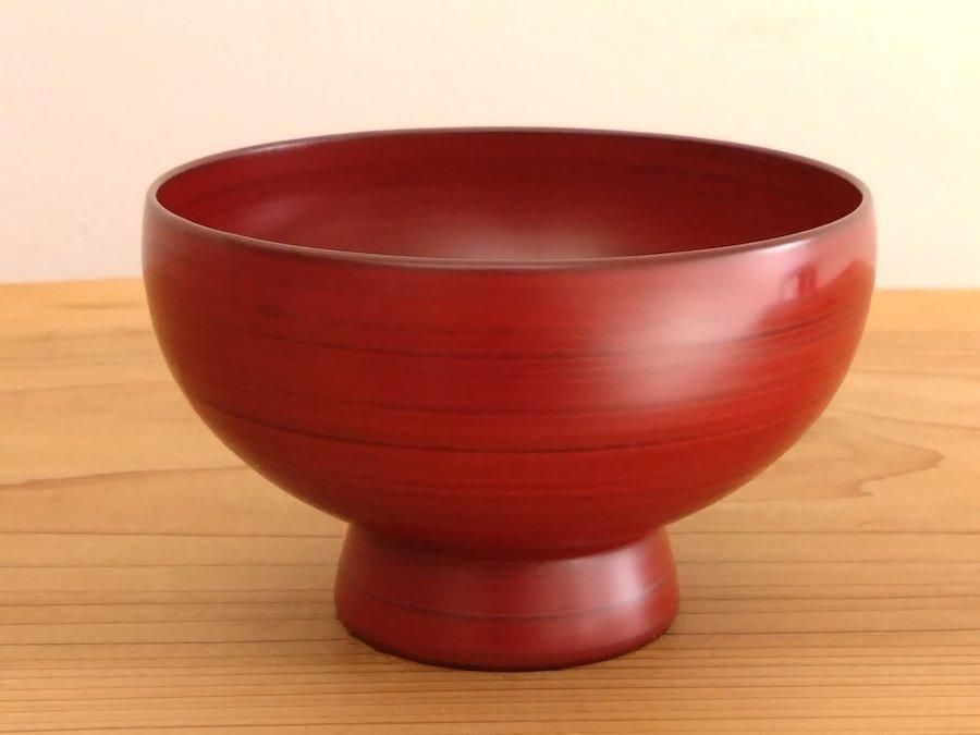 赤木明登】｜ 奥羽飯椀／小・赤 ～Online Shop｜紅椿それいゆ～