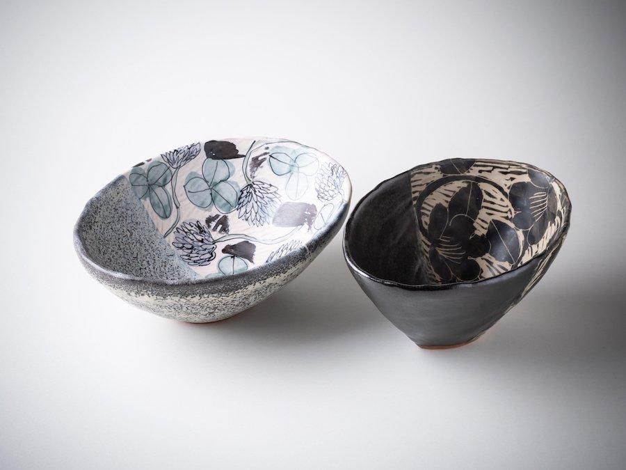 堂前守人・陶器作品】｜オーバル皿＜e,f,g＞